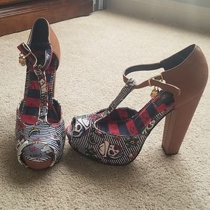 Peep-toe Platform Heel